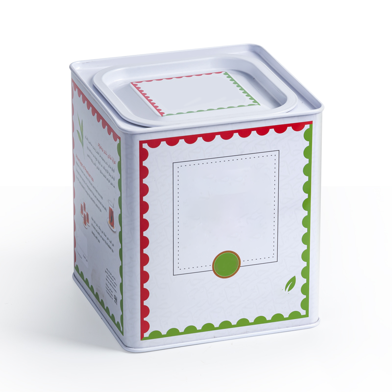 Фабрика прямые поставки металлические контейнеры жестяные коробки для упаковки чая кофе пищевые безопасные квадратные жестяные банки для чайных листьев