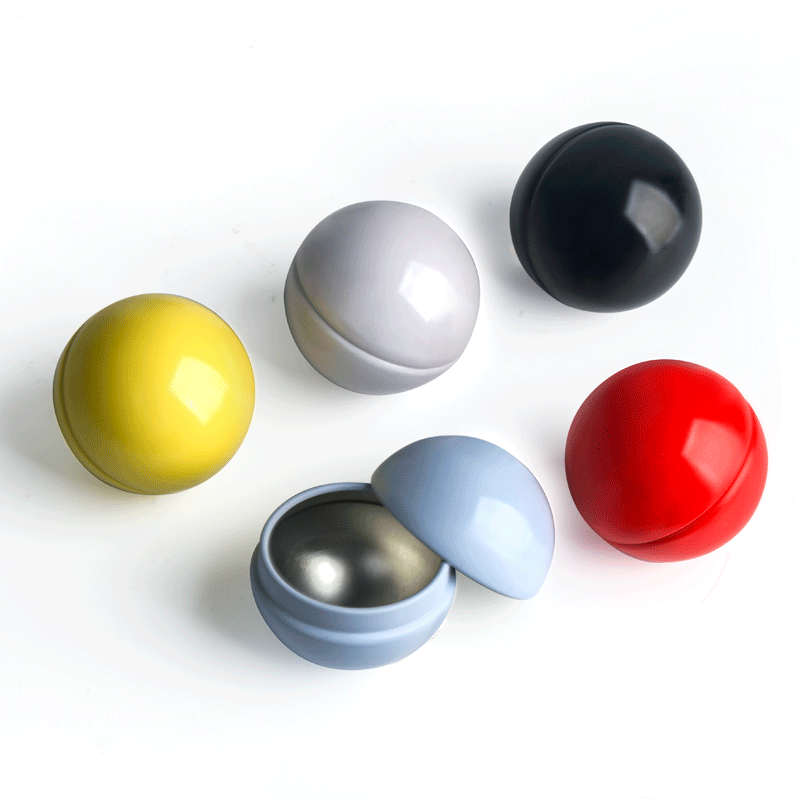 Сферические жестяные банки индивидуальный заказ упаковка для биологически активных добавок жестяные металлические контейнеры производство фабрика