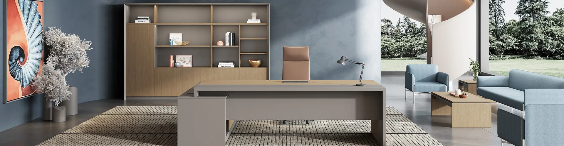 Серия низких шкафов для хранения Time93 GF106 (панельный тип)