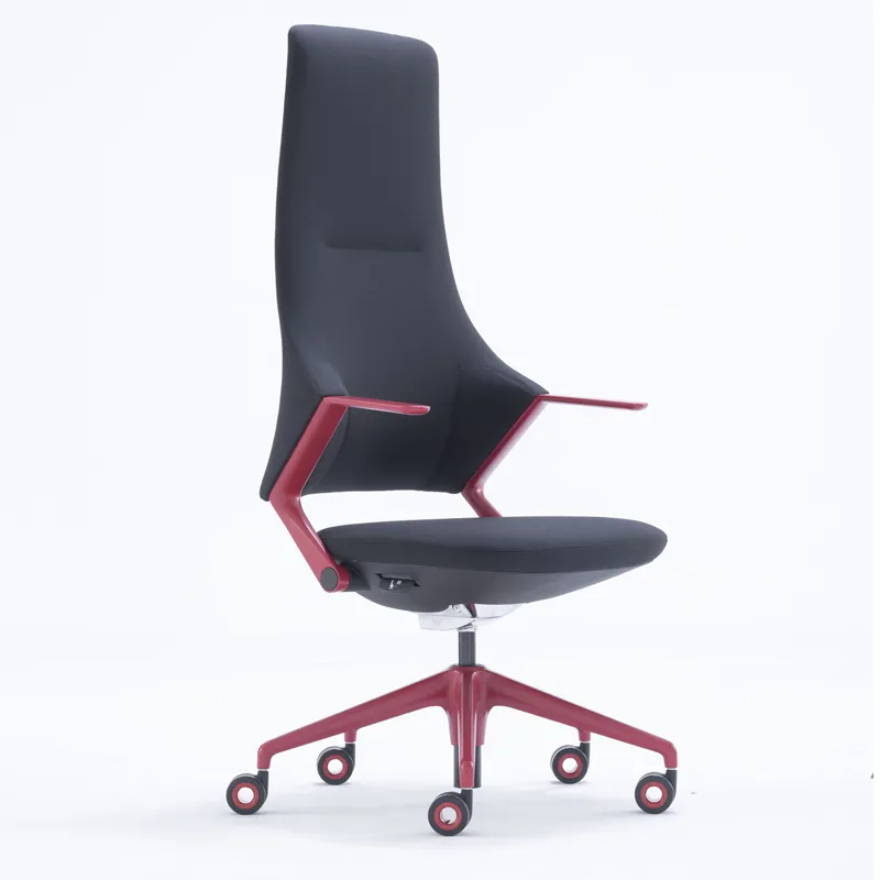 Кожаное поворотное кресло серии FU-0111