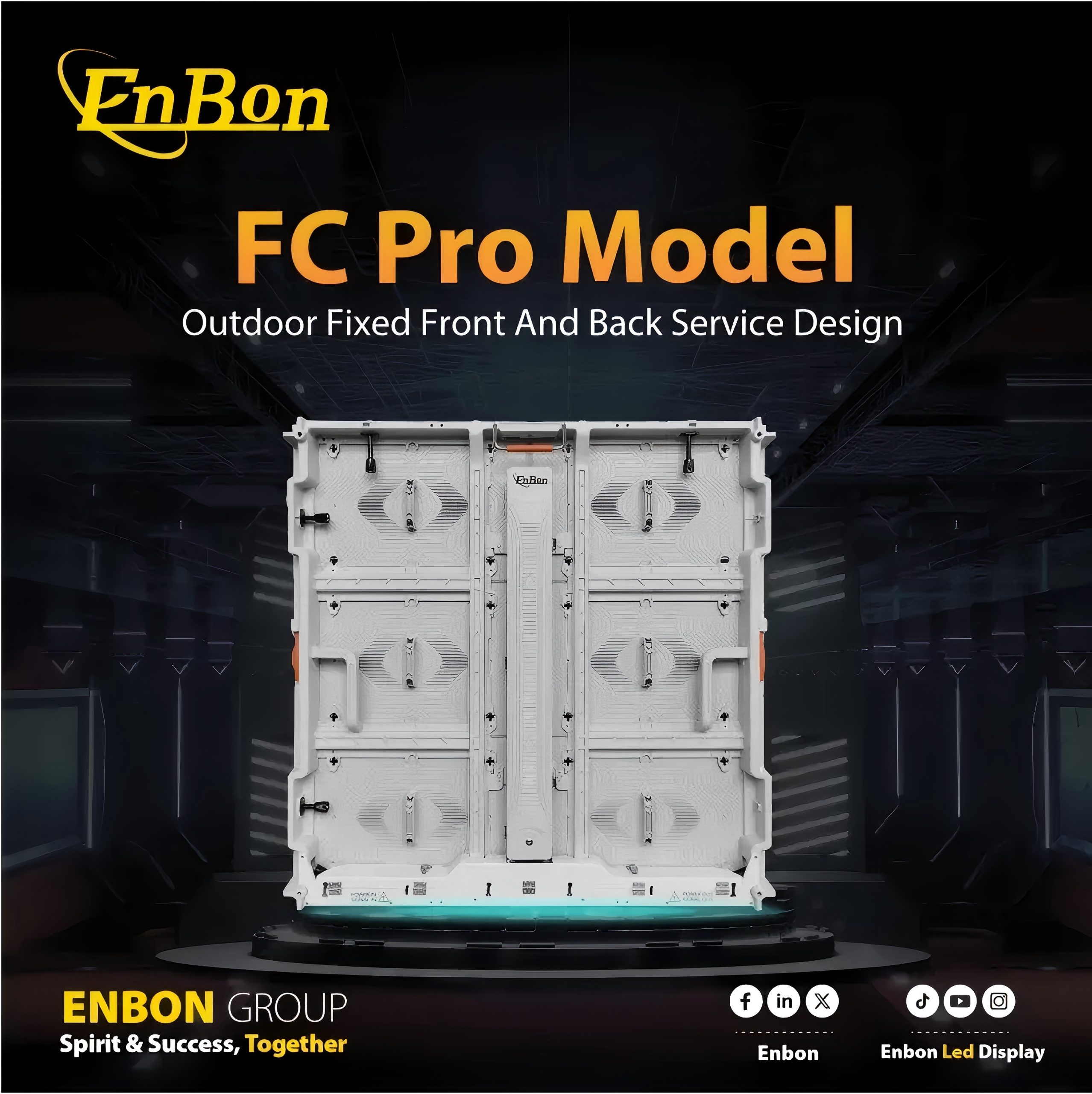 Enbon FC-B model product catalog of outdoor highlight series led screen PDF download