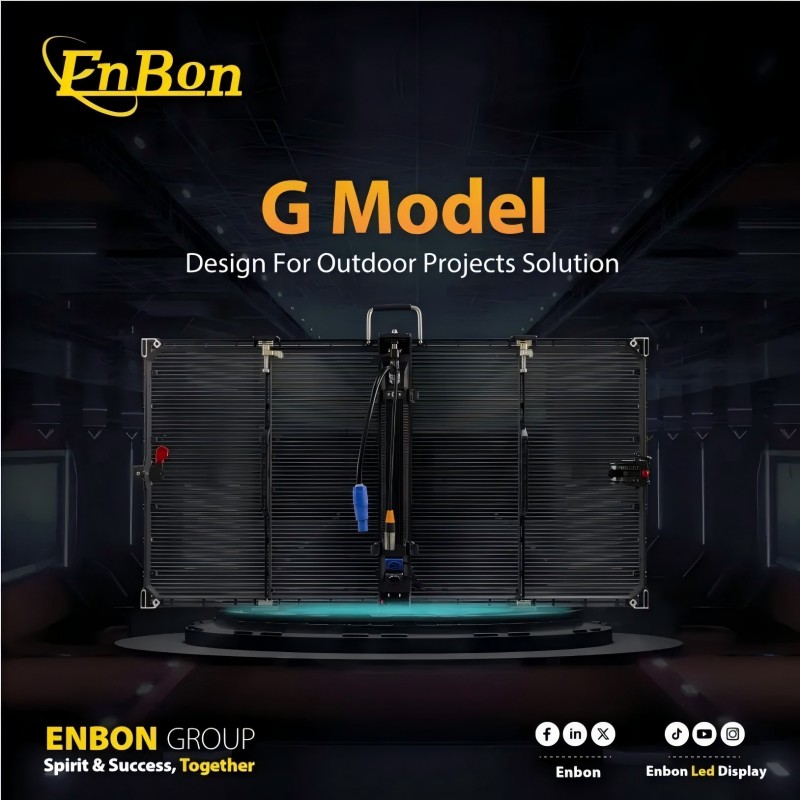 Каталог продукции модели Enbon G для наружных экранов серии X-образных гибких LED экранов