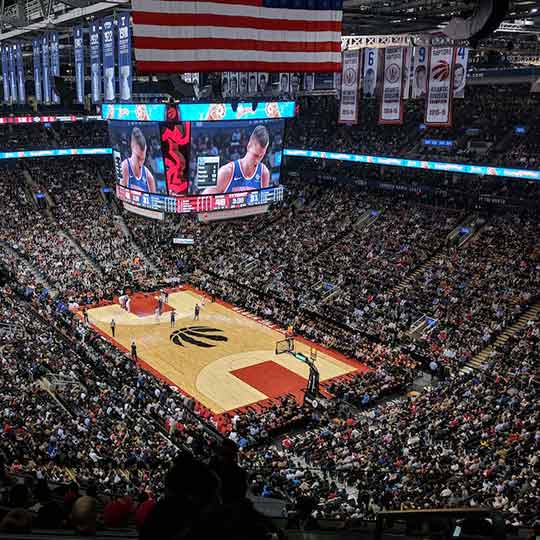 FS Plus Case в баскетбольной арене, Вашингтон, США