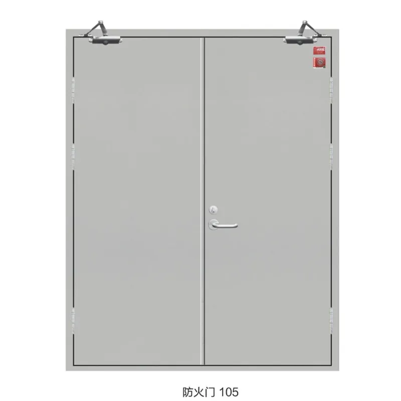 Противопожарная дверь двустворчатая