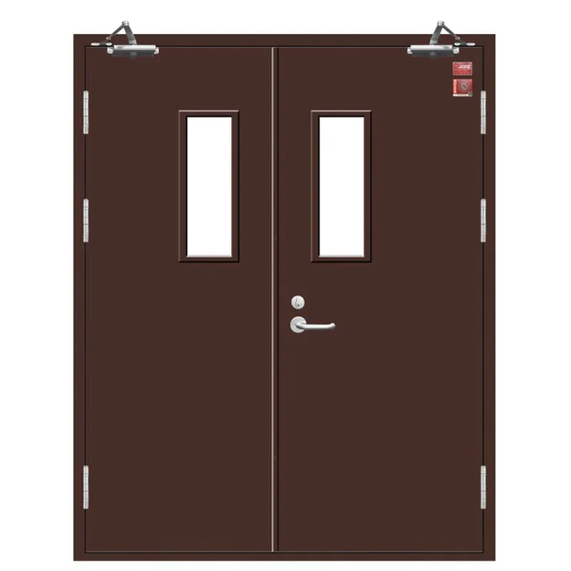 Противопожарная дверь двустворчатая