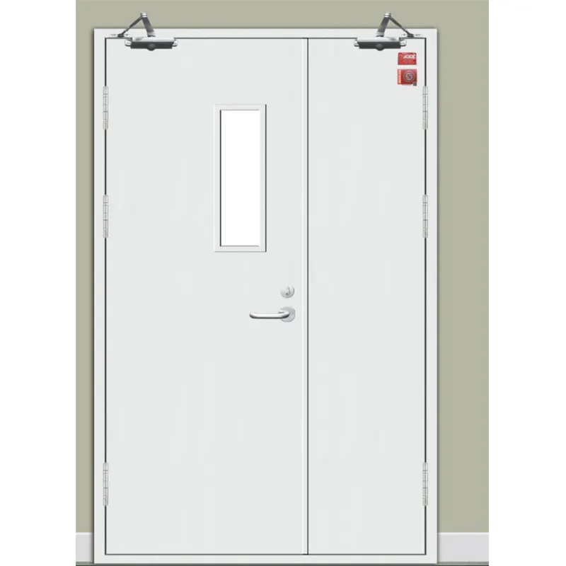 Противопожарная дверь двустворчатая