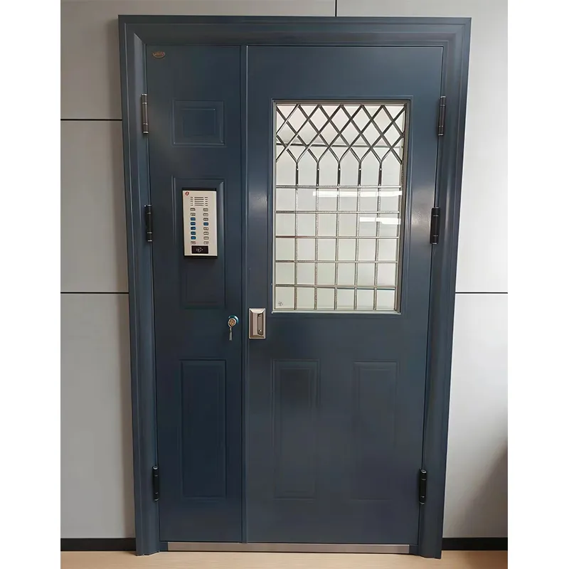 Стальная домофонная дверь в подъезд 1