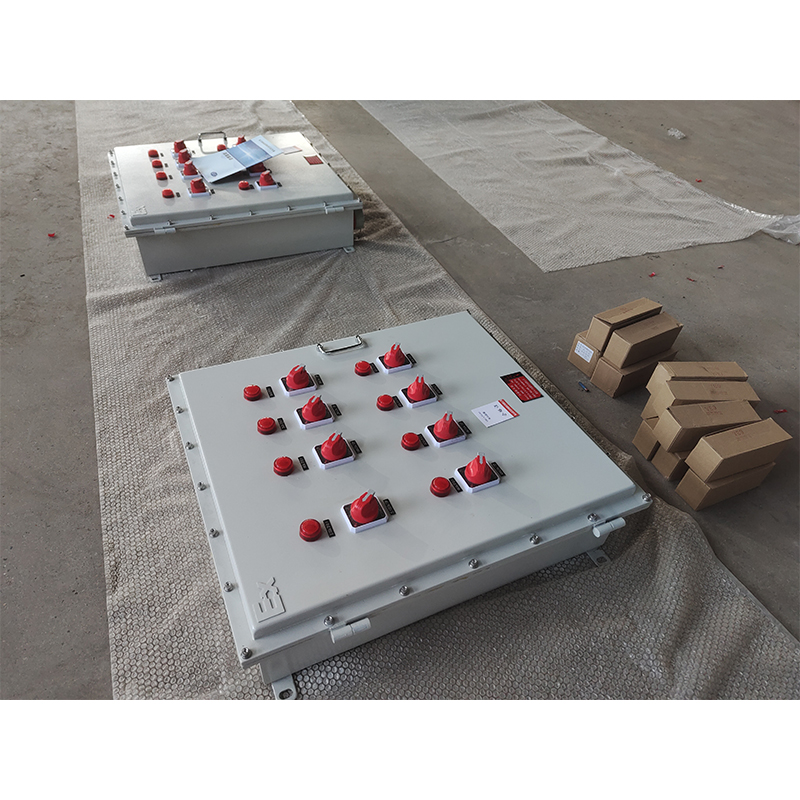 Взрывобезопасный шкаф управления кнопочным типом