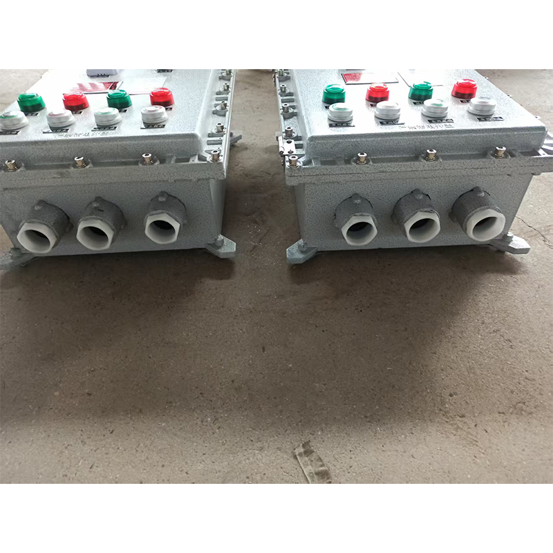 Взрывобезопасный шкаф управления кнопочным типом