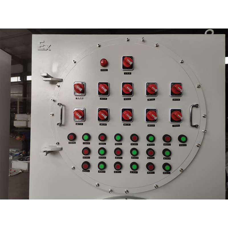 Взрывобезопасный шкаф управления с многофункциональными кнопками