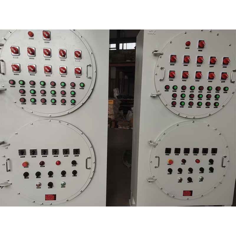 Взрывобезопасный шкаф управления с многофункциональными кнопками