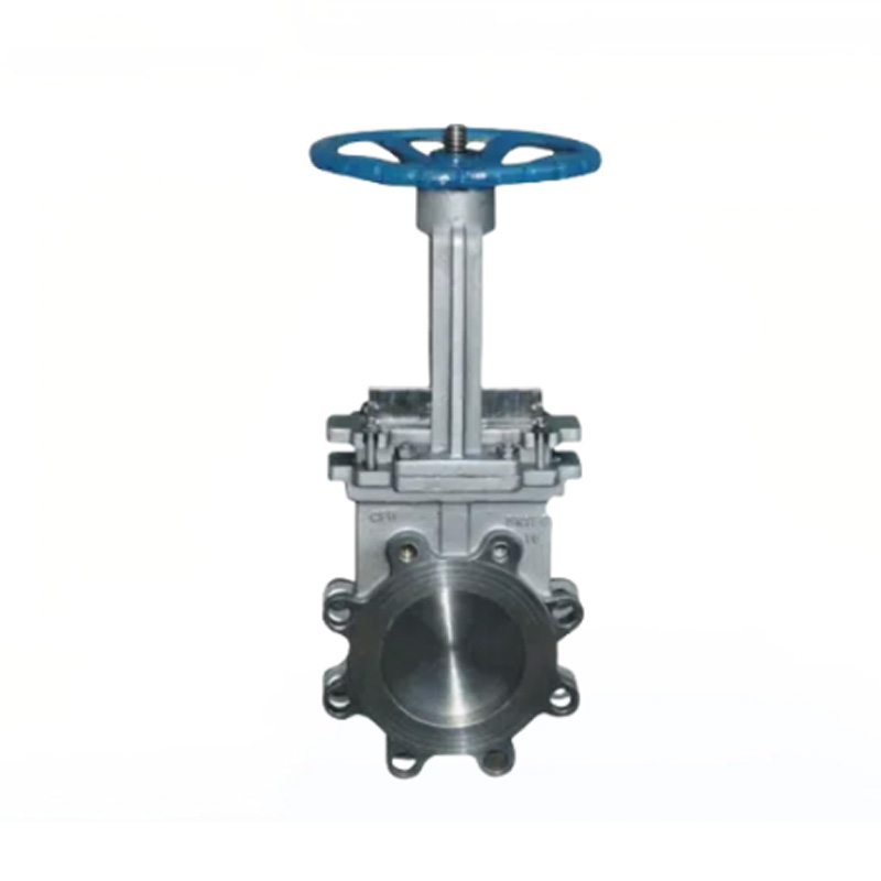 Задвижка шиберная межфланцевая с невыдвижным шпинделем