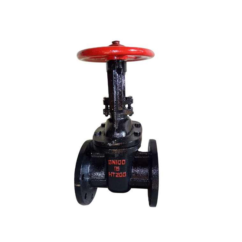 Чугунная задвижка с выдвижным шпинделем 30ч6бр маленький размер