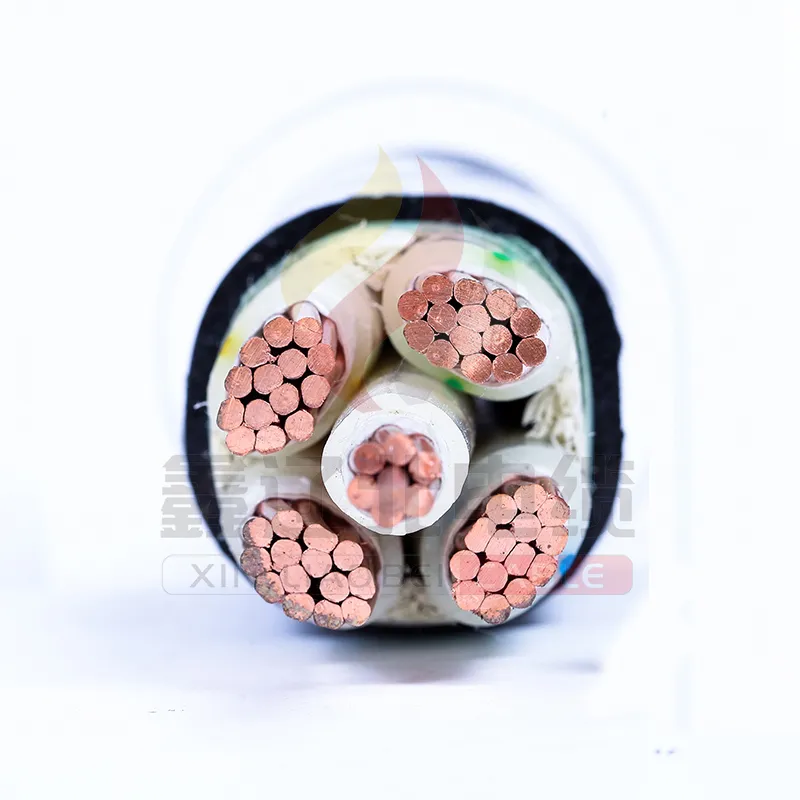 Безгалогенный огнестойкий кабель с низким дымовыделением и изоляцией из сшитого облучением полимера