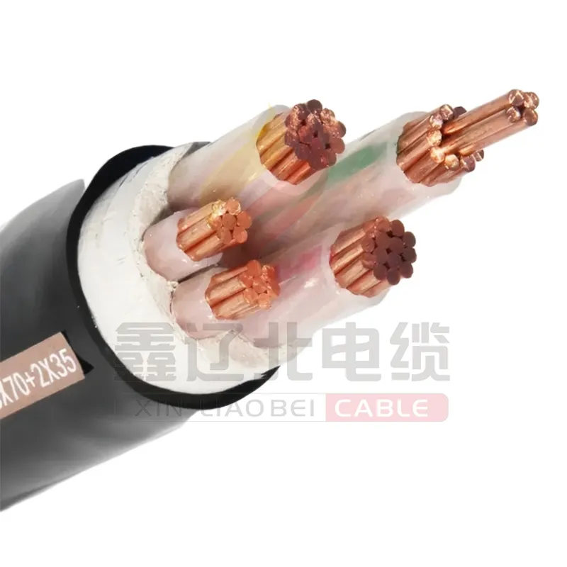 Безгалогенный огнестойкий кабель с низким дымовыделением и изоляцией из сшитого облучением полимера