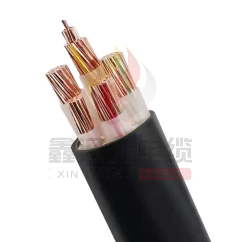 Безгалогенный огнестойкий кабель с низким дымовыделением и изоляцией из сшитого облучением полимера