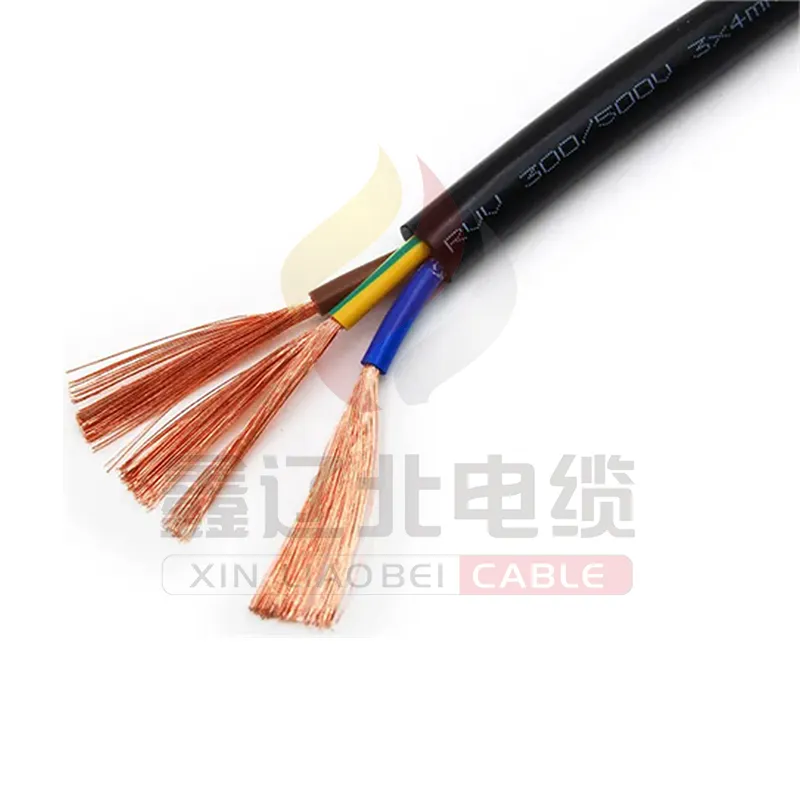 Гибкий кабель с ПВХ изоляцией и оболочкой RVV