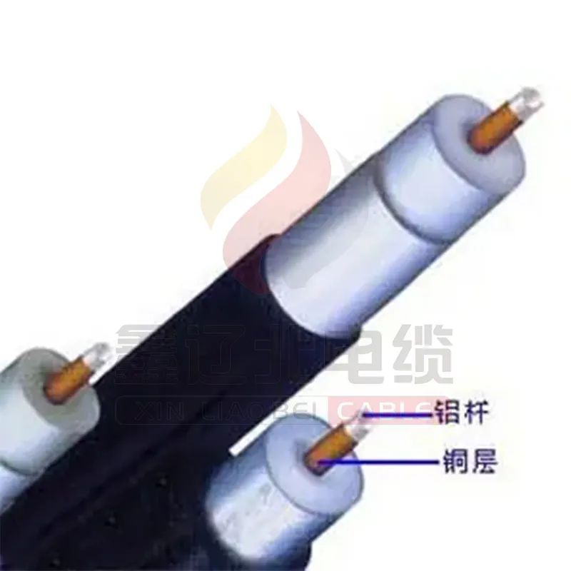 Кабель с жилами из алюминия, плакированного медью