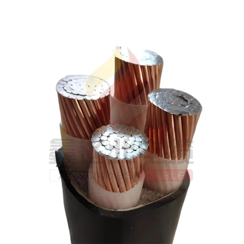 Кабель с жилами из алюминия, плакированного медью