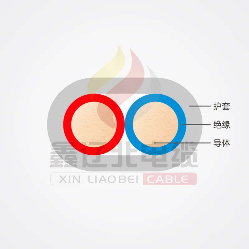 Плоский кабель с ПВХ изоляцией и оболочкой BVVB