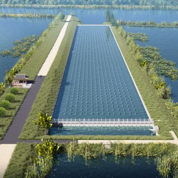 【Перепост】Практические технологии и оборудование: примеры из практики 丨 Технология очистки сточных вод аквакультуры MABR с улучшенной системой из трех бассейнов и двумя дамбами