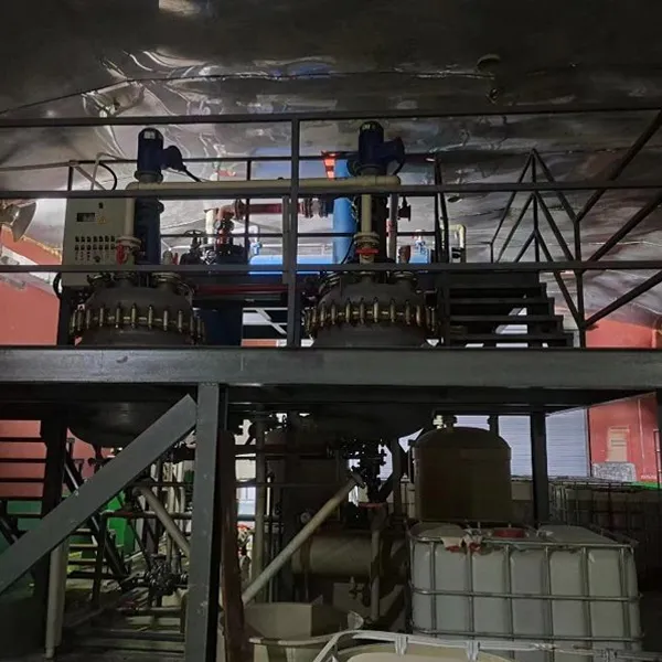 Технология регенерации и циркуляции раствора дл...