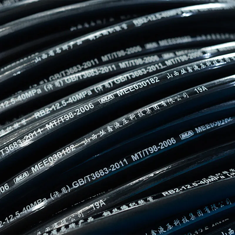 Гидравлический шланг с двухслойной оплеткой для гидравлических крепей