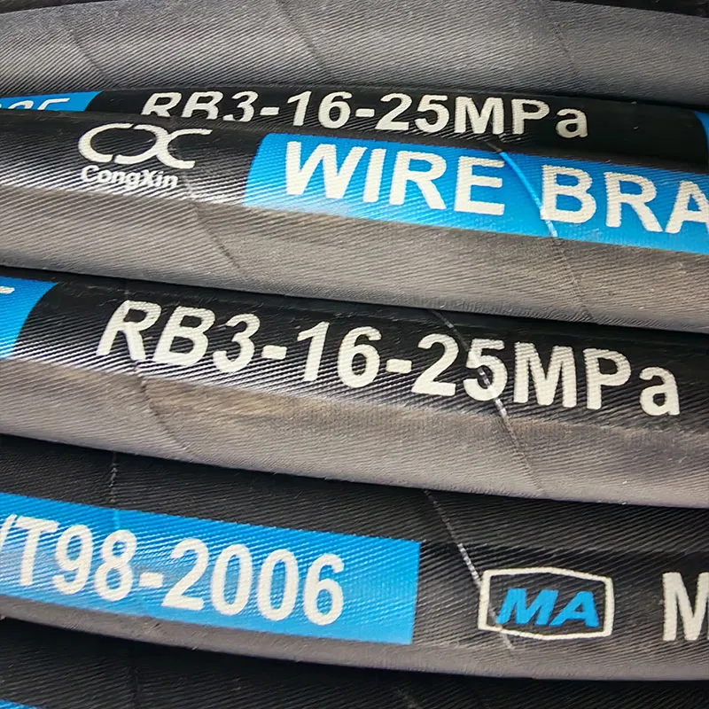 Параметры гидравлического шланга с трехслойной оплеткой для гидравлических крепей