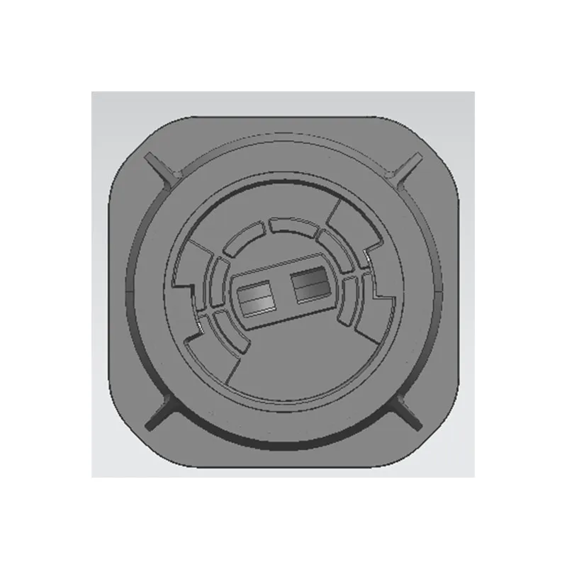 Сферический чугун квадратная крышка скважины