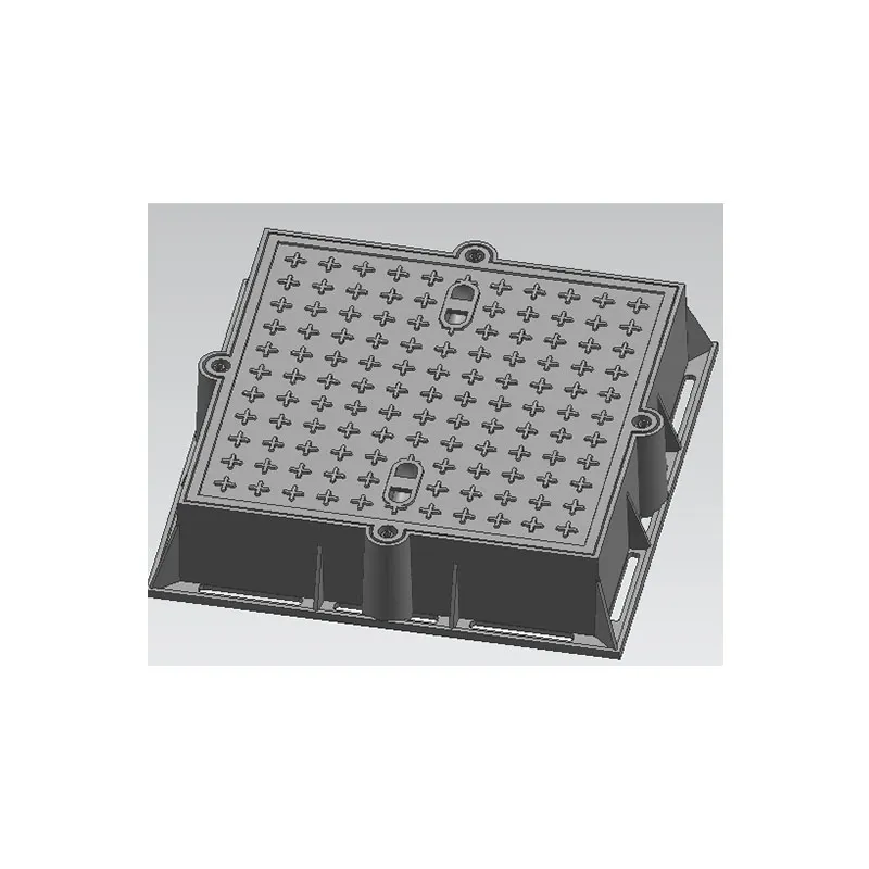 Сферический чугун квадратная крышка скважины1