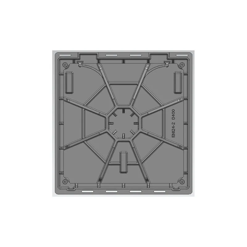 Сферический чугун квадратная крышка скважины10