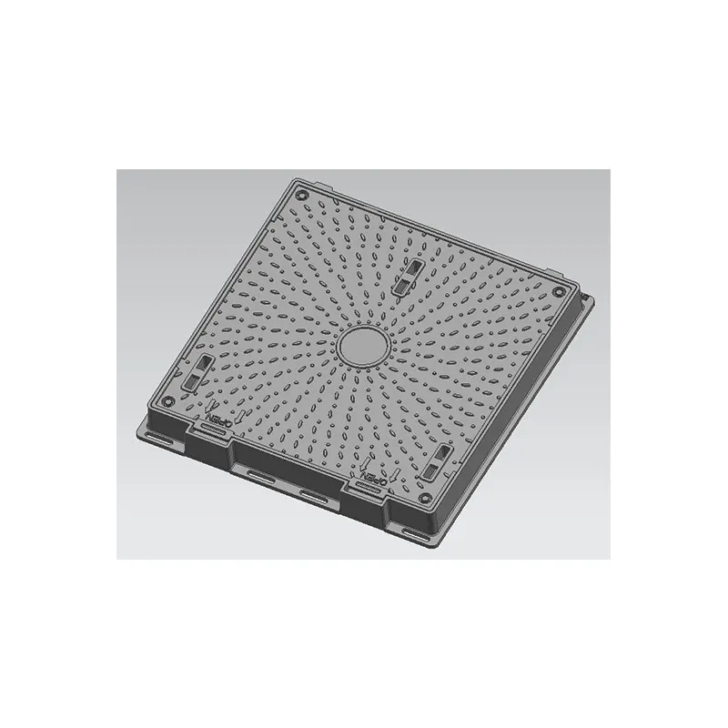 Сферический чугун квадратная крышка скважины10