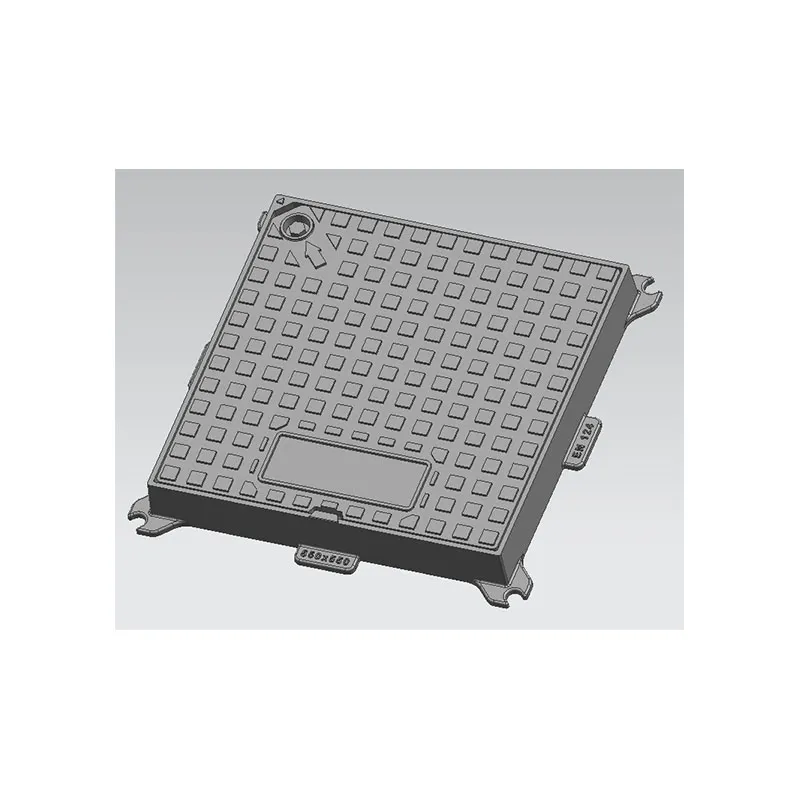 Сферический чугун квадратная крышка скважины2