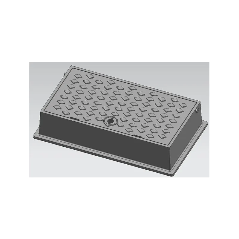 Шариковый чугун прямоугольная крышка скважины3