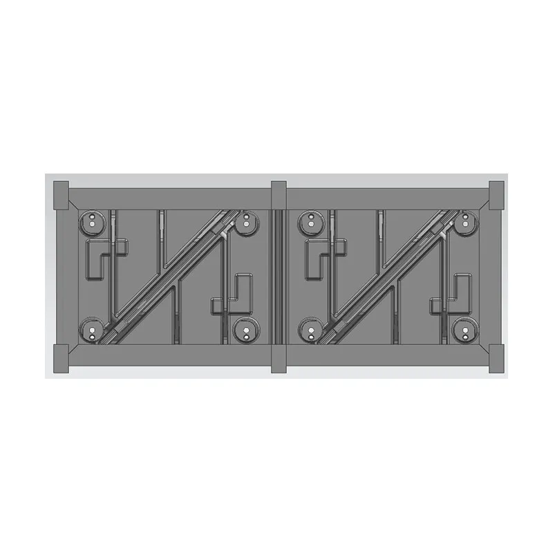 Шариковый чугун прямоугольная крышка скважины4