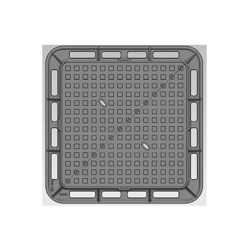 Сферический чугун квадратная крышка скважины4