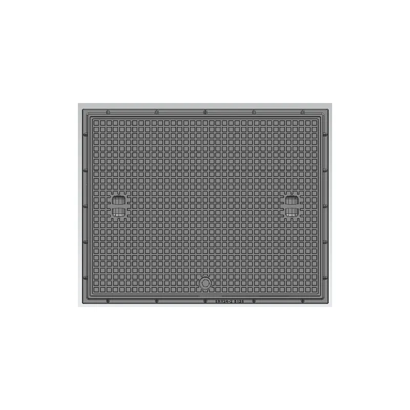 Шариковый чугун прямоугольная крышка скважины5