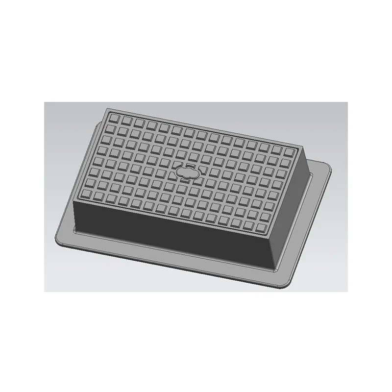 Шариковый чугун прямоугольная крышка скважины6