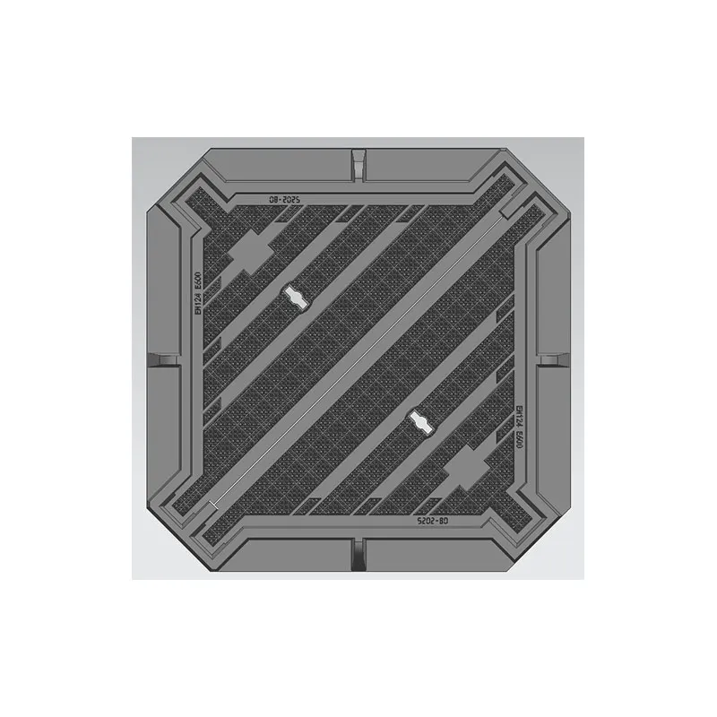 Сферический чугун квадратная крышка скважины7