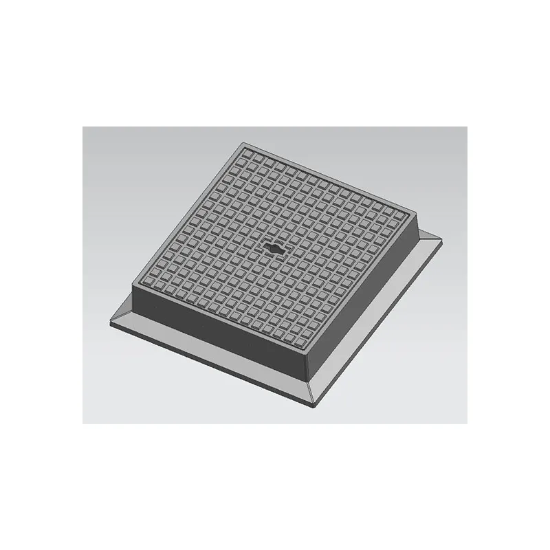 Сферический чугун квадратная крышка скважины9