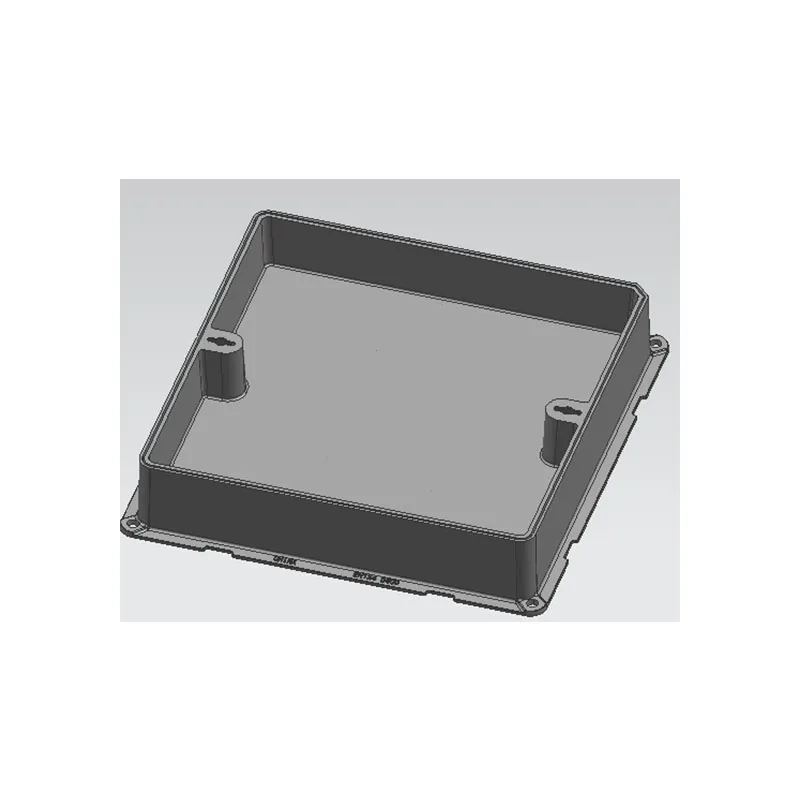 Чугун с шариковыми чернилами ниже крышка скважины погруженного квадрата1