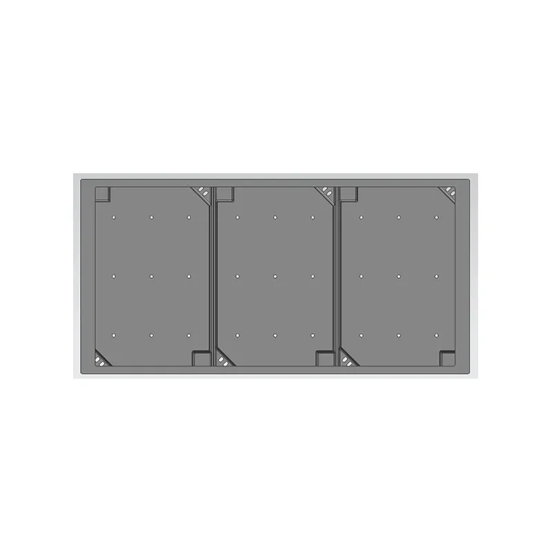 Чугун с шариковыми чернилами ниже крышка скважины погруженного квадрата2