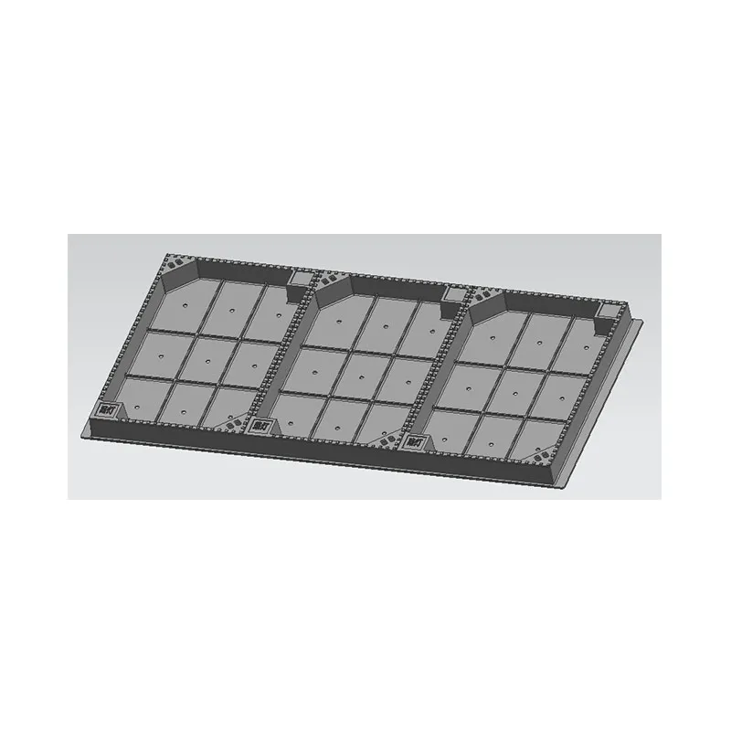 Чугун с шариковыми чернилами ниже крышка скважины погруженного квадрата2