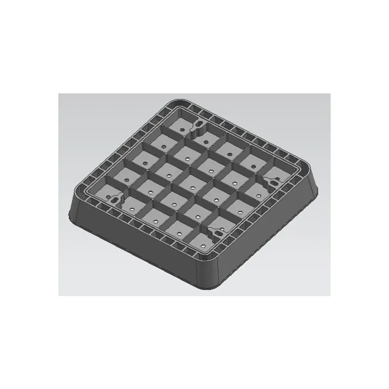 Чугун с шариковыми чернилами ниже крышка скважины погруженного квадрата4