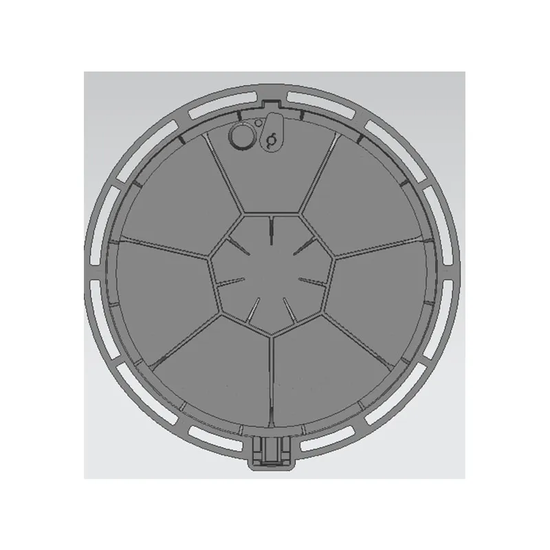 Шариковый чугун круглая крышка скважины3