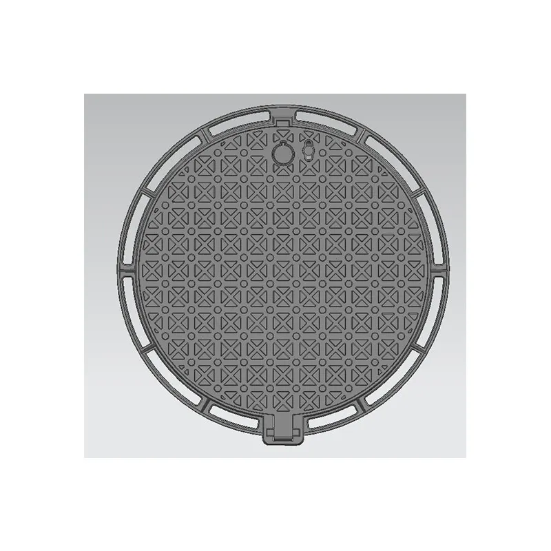 Шариковый чугун круглая крышка скважины3