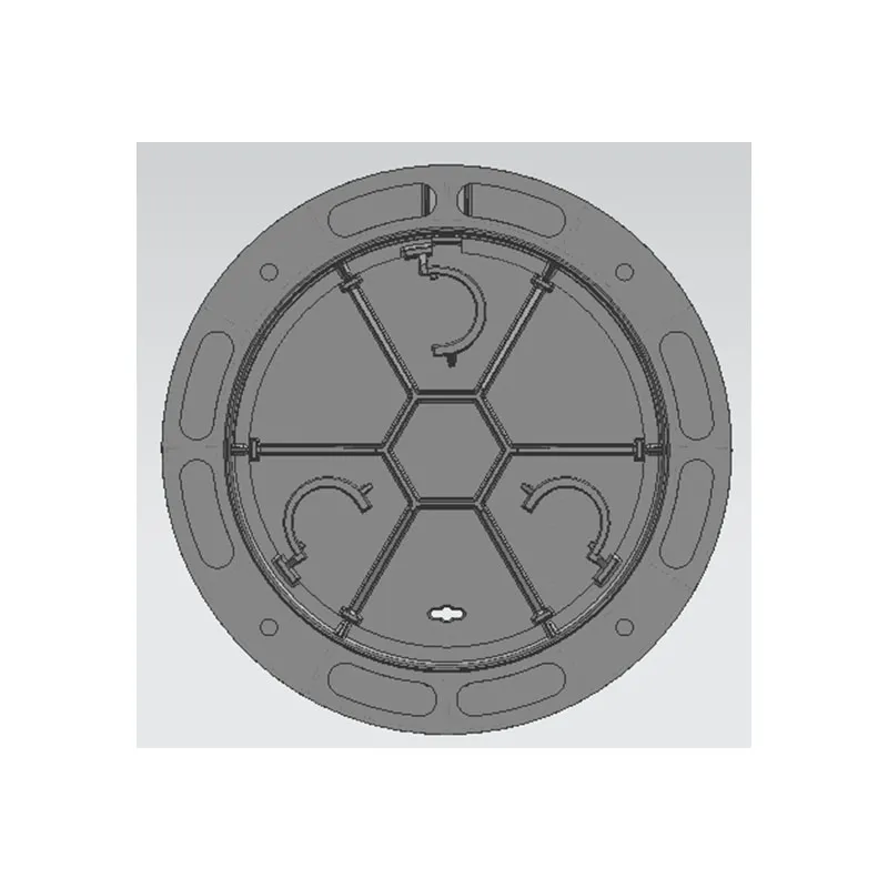 Шариковый чугун круглая крышка скважины4