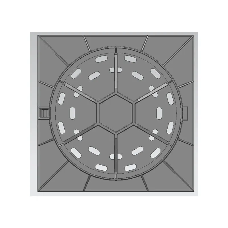 Шариковый чугун крышка скважины в форме искусства