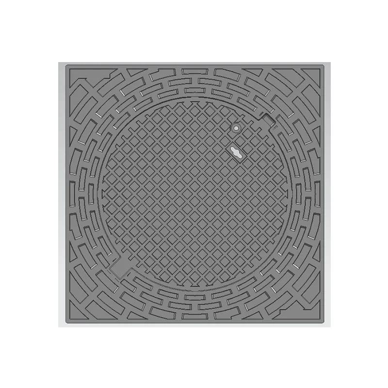 Шариковый чугун наружная квадрат внутренняя круглая крышка скважины3