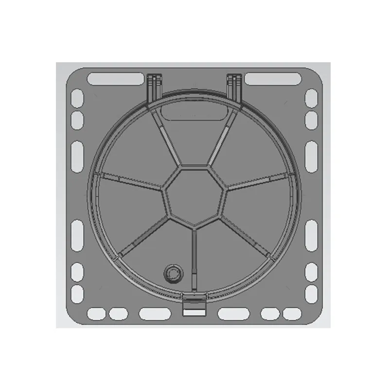 Шариковый чугун наружная квадрат внутренняя круглая крышка скважины1